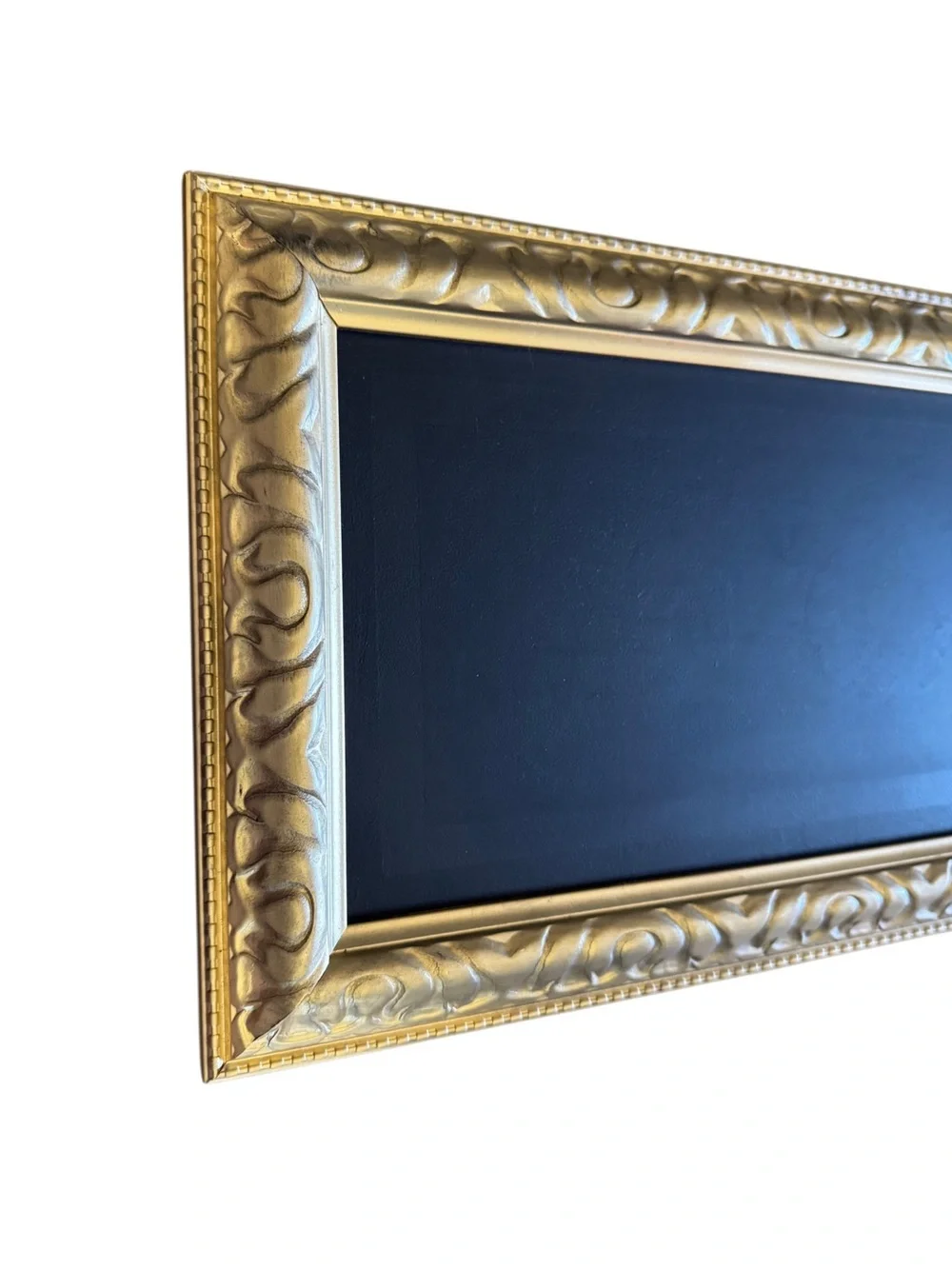 Gold Ornate Wood Framed Chalkboard Sign